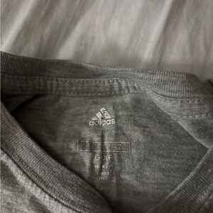 Adidas Heather Gray Golf Tee